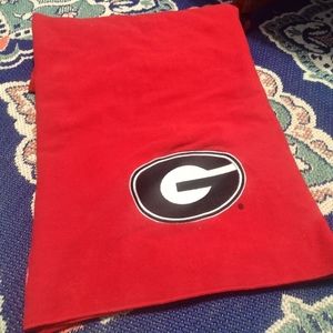 Like New Red UGA Throw